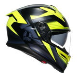 AGV K7 Glimpse Black/Fluro Yellow Helmet
