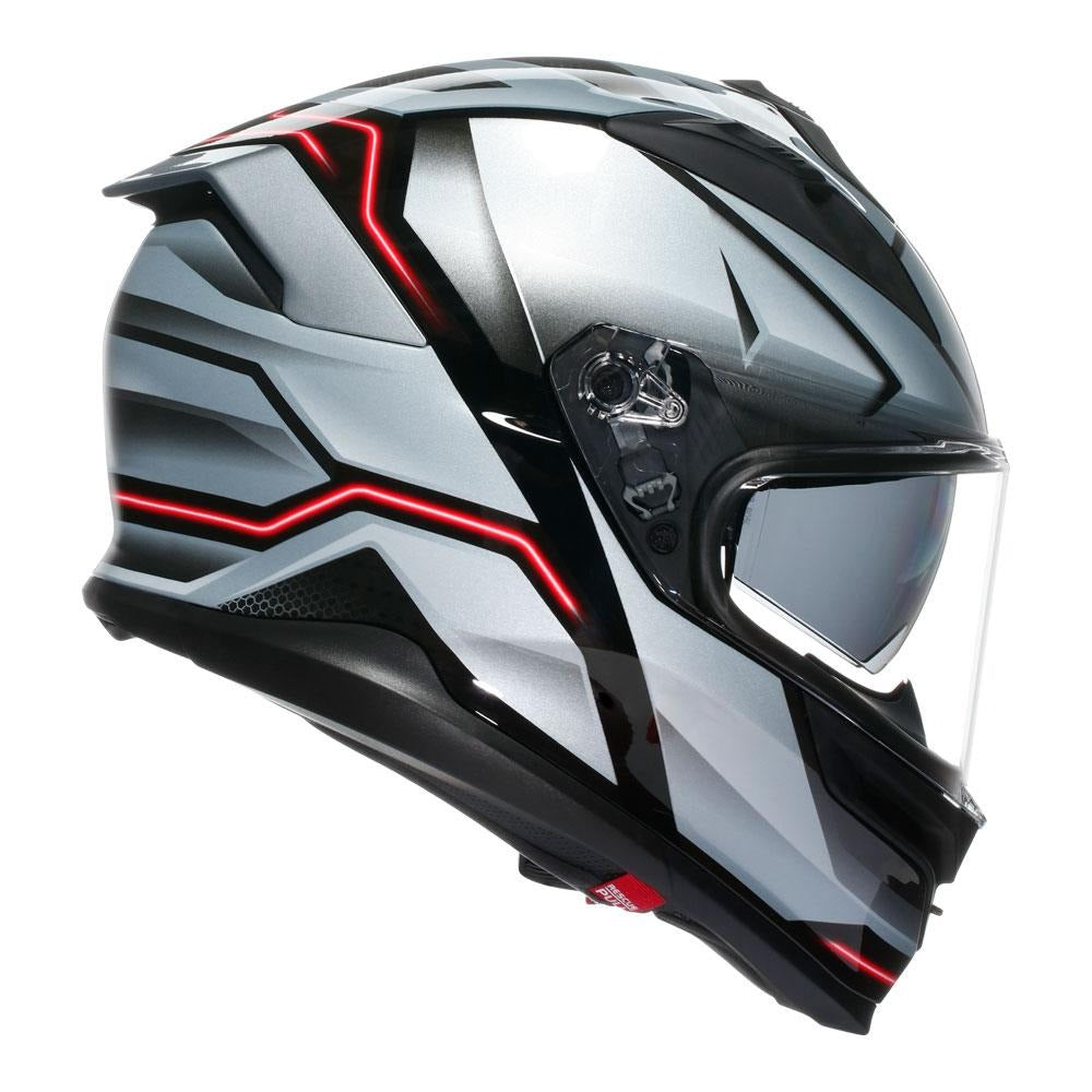 AGV K7 Jaeger Black/Silver Helmet