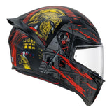 AGV K1 S Gladiator Matte Black/Gold/Red Helmet