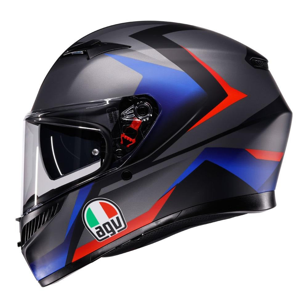 AGV K3 Striga Matte Black/Blue/Red Helmet