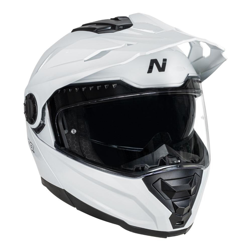 Nitro FA1650 DVS Gloss White Adventure Modular Helmet