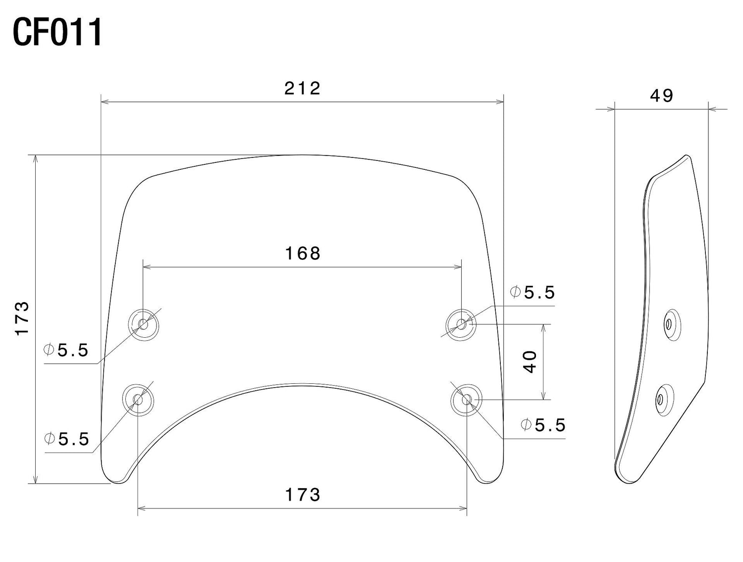 Rizoma Low Headlight Fairing Silver for BMW R NineT/Ducati Scrambler/Triumph Thruxton 1200 R/Street Twin