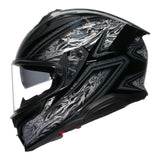 AGV K7 Damascus Black/Silver Helmet