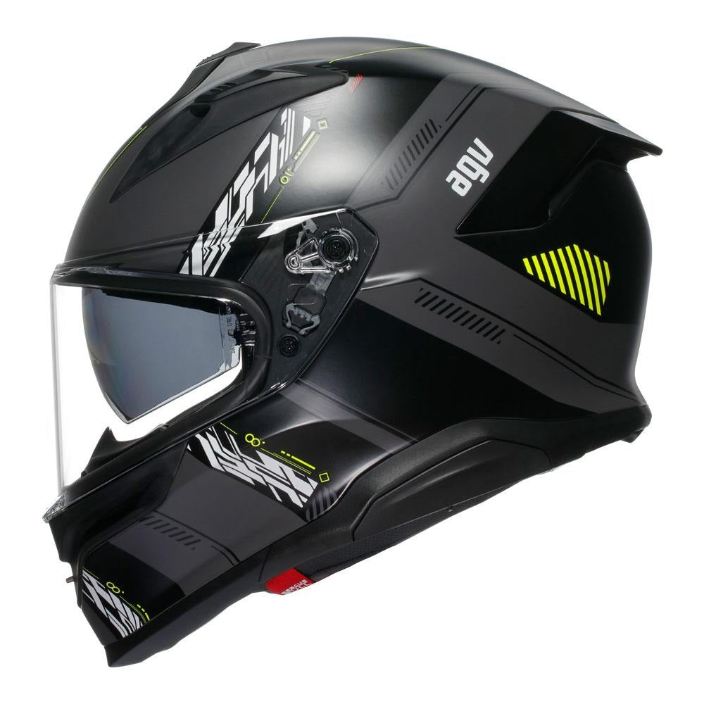 AGV K7 Kyber Matte Grey/Fluro Yellow Helmet