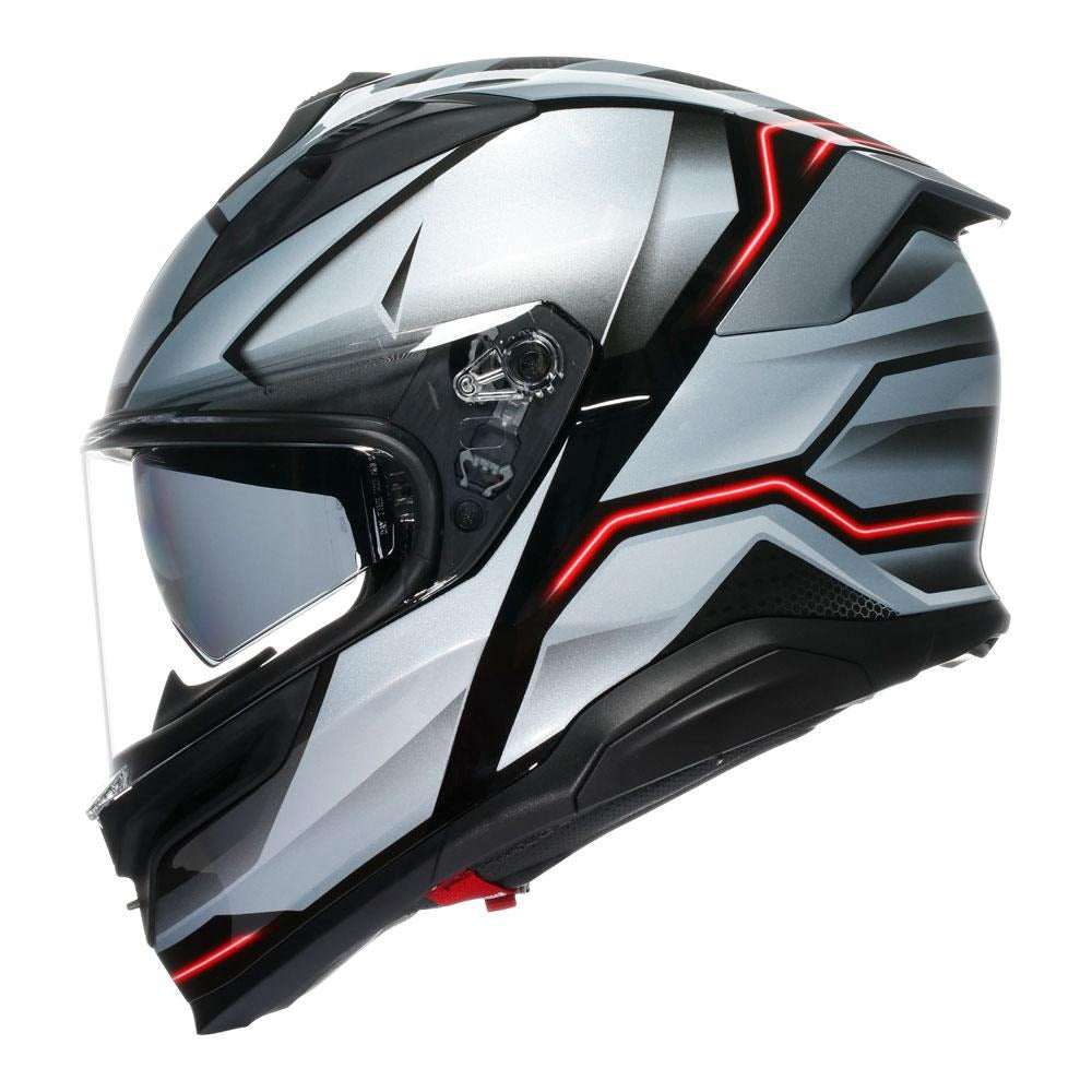 AGV K7 Jaeger Black/Silver Helmet