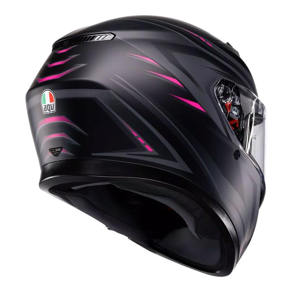 AGV K3 Syth Matte Black/Pink Helmet