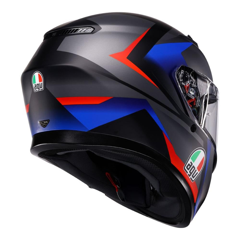 AGV K3 Striga Matte Black/Blue/Red Helmet