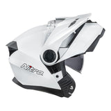 Nitro FA1650 DVS Gloss White Adventure Modular Helmet