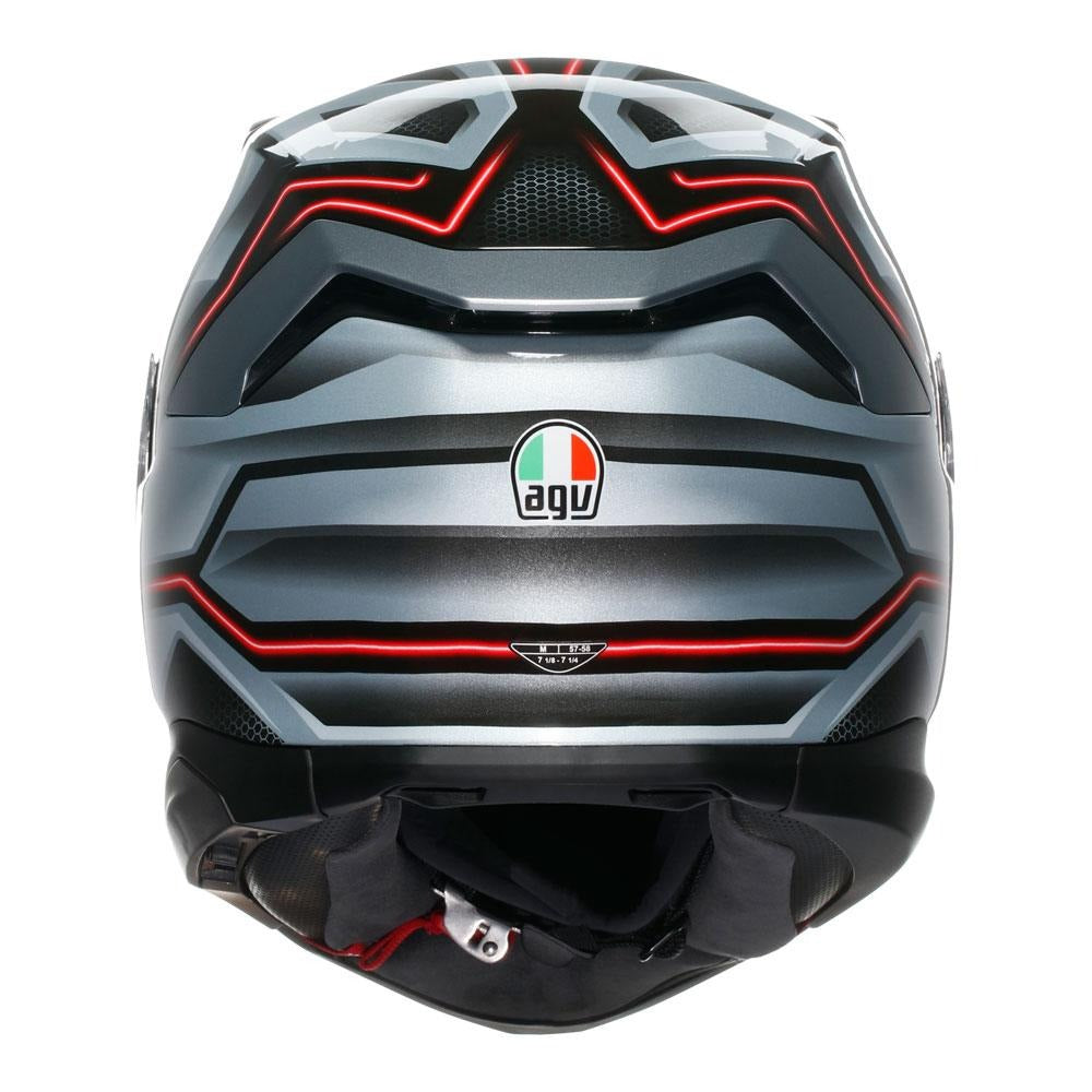 AGV K7 Jaeger Black/Silver Helmet