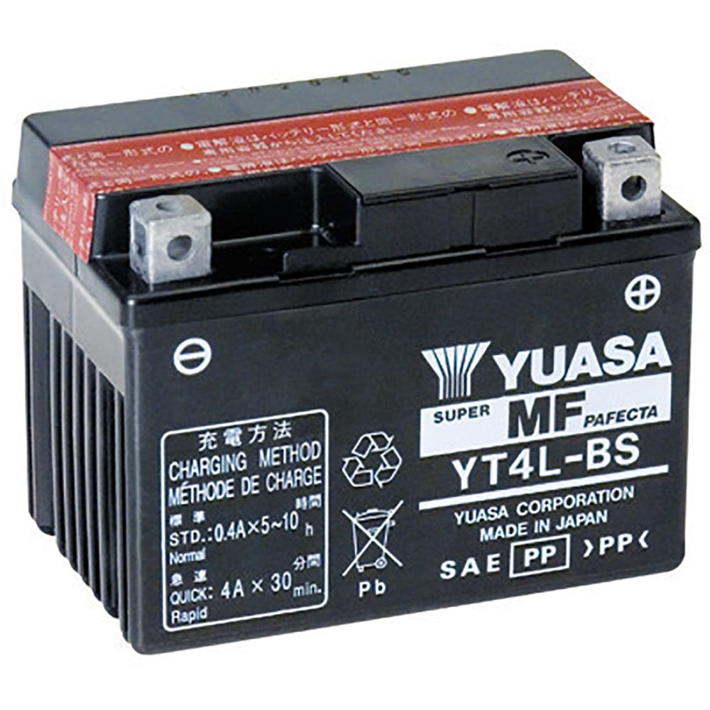 Yuasa YT4L-BS YT Series 12V 3Ah/40CCA Maintenance Free Battery