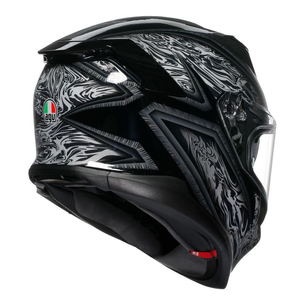 AGV K7 Damascus Black/Silver Helmet