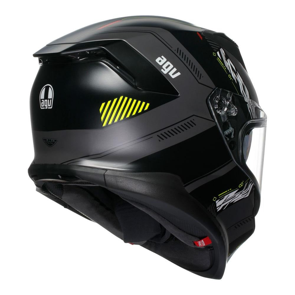 AGV K7 Kyber Matte Grey/Fluro Yellow Helmet