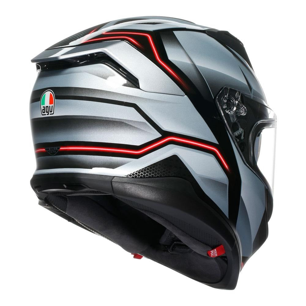 AGV K7 Jaeger Black/Silver Helmet