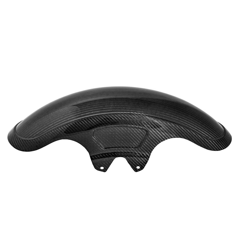 Saddlemen SAD-CF-814-07-004 Shorty Carbon Front Fender Gloss Finish for most Harley-Davidson Touring 14-23 Models w/19" Front Wheel