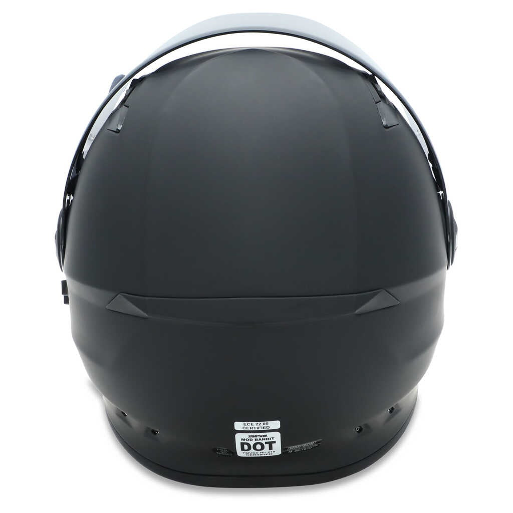 Simpson Darksome Matte Black Helmet