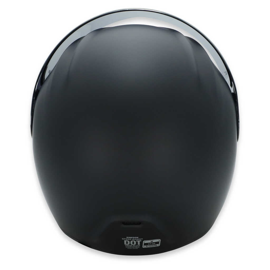 Simpson Speed Matte Black Helmet