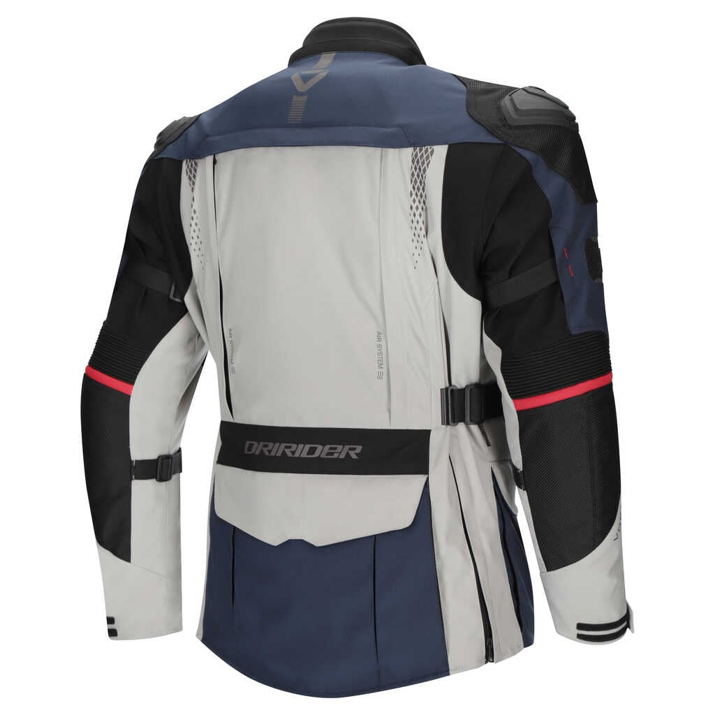 DriRider Vortex Adventure III Blue/Light Grey/Black Textile Jacket