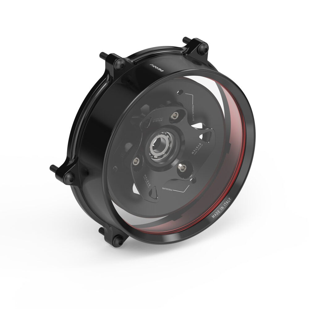 Rizoma R-ZDM181B Clutch Cover Black for Ducati V4 Models