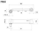 Rizoma Front Indicator Mounting Kit Black for Rizoma Light Unit on Ducati Panigale V4/V4 S 22-24