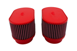 BMC FM2922 Universal Dual Oval Pod Air Filters w/61mm Inlets