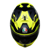 AGV K7 Glimpse Black/Fluro Yellow Helmet