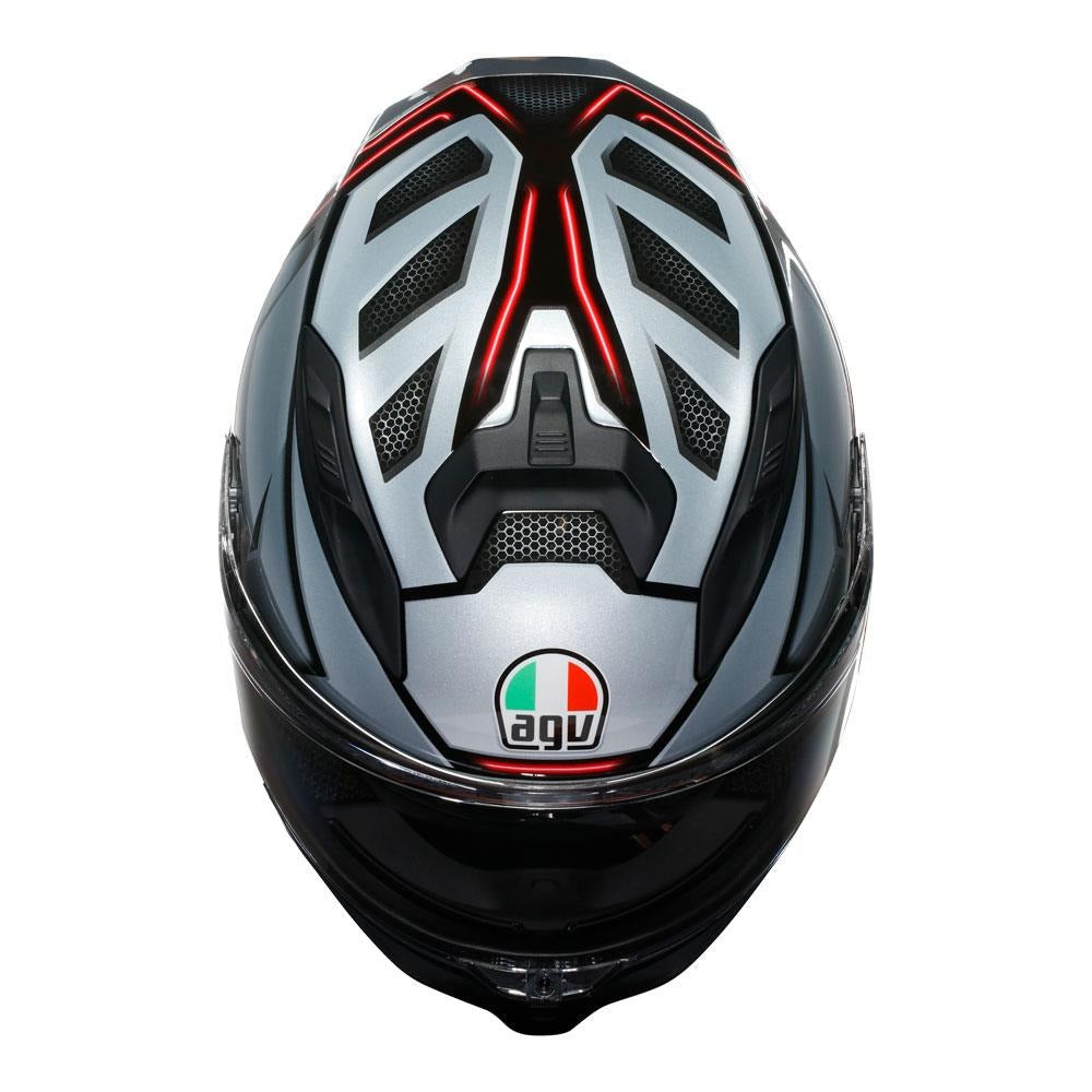 AGV K7 Jaeger Black/Silver Helmet