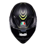 AGV K3 Syth Matte Black/Fluro Yellow Helmet