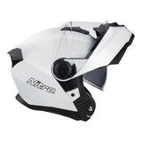 Nitro FA1650 DVS Gloss White Adventure Modular Helmet