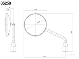 Rizoma One Mirror Black for various Models (Each)