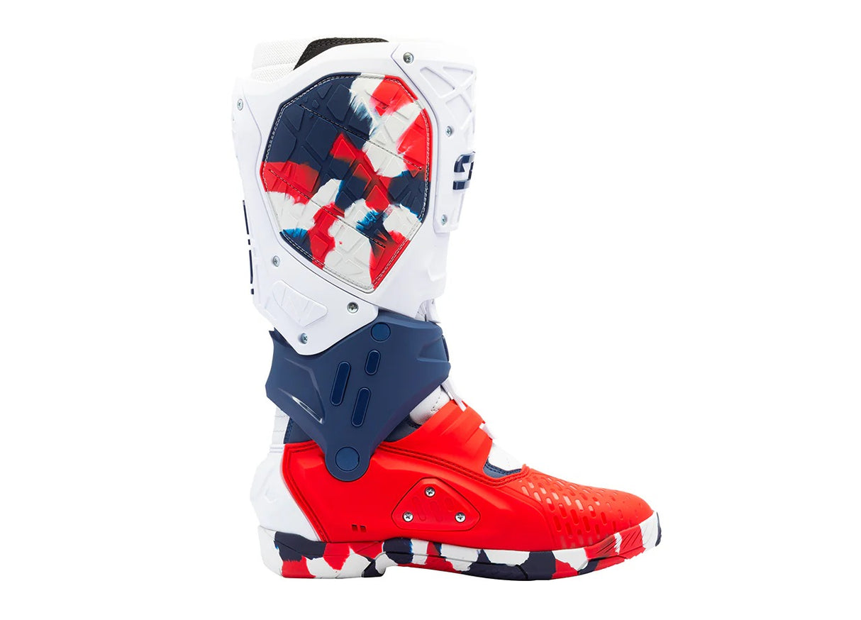 Sidi Crossair X White/Navy/Red Boots
