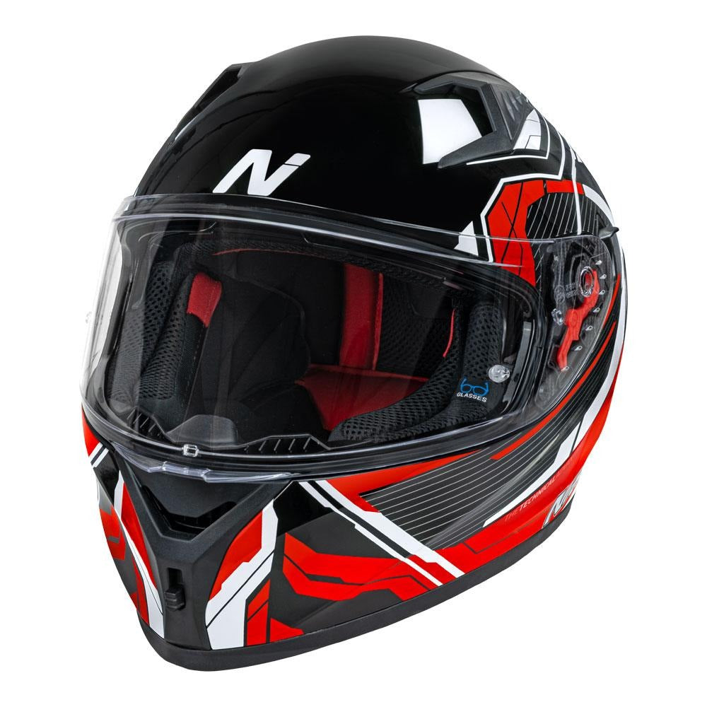 Nitro N501 DVS Fuse Gloss Red/White/Black Helmet