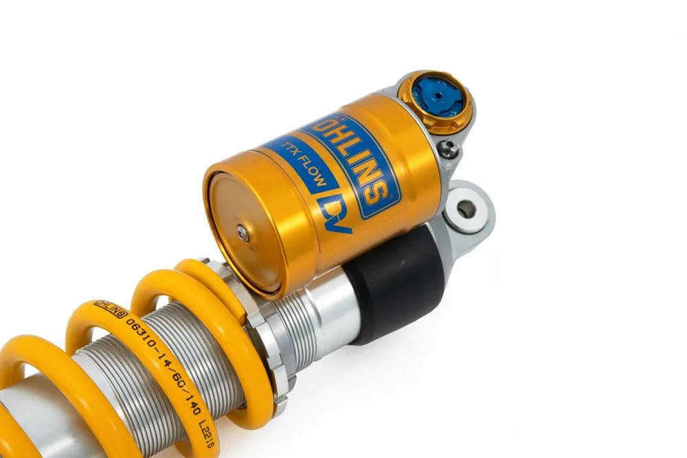 Ohlins DMX 0214 TTX Flow DV Series Rear Shock Absorber for KTM 250/350 SX-F/250/350/450 XC-F/300 SX/300 XC 23-Up/Husqvarna FC 250/350/FX 350/450/TX 300 23-Up/Gas Gas MC250/350F/EX 300/EX 250/350/450F 24-Up Models