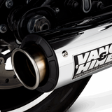 Vance & Hines V16746 Supersport 4" Slip-On Muffler Chrome for Harley-Davidson Softail Street Bob/Low Rider S/Low Rider ST/Heritage 25-Up Models