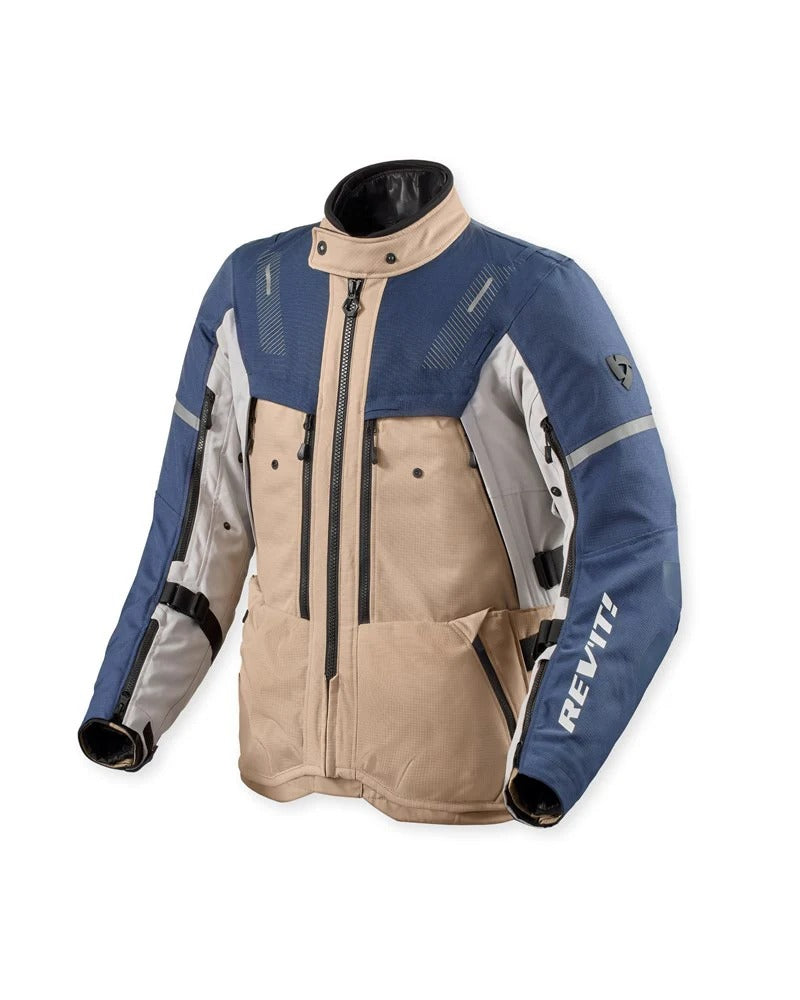 REV'IT! Sand 5 H2O Sand/Blue Textile Jacket