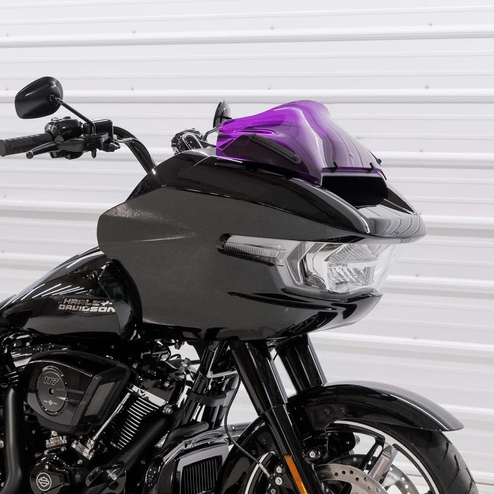 Klock Werks KKC-2310-0930 8" Sports Flare Kolor Windshield Purple for Harley-Davidson CVO Road Glide 23-Up/Road Glide 24-Up Models