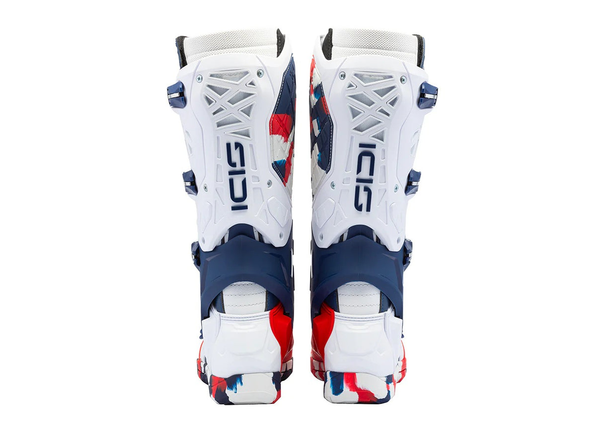 Sidi Crossair X White/Navy/Red Boots