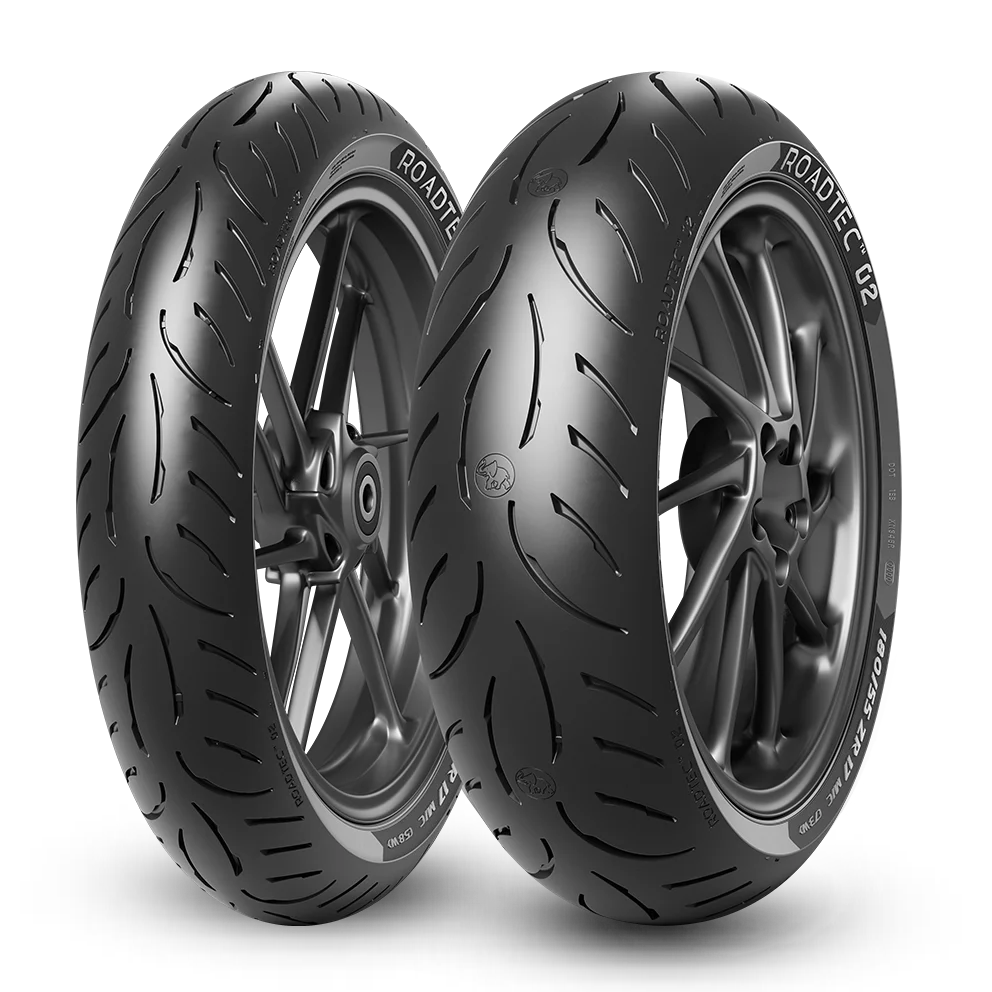 Metzeler Roadtec 02 Front Tyre 120/70 ZR-17 M/C 58W Tubeless