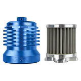 Figurati Designs FIG-FDP01-OILFIL-B Magnetic Reusable Oil Filter Blue for Harley-Davidson Milwaukee Eight 17-Up/Twin Cam 99-17/Evolution 84-99/Sportster 84-21