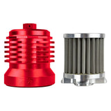 Figurati Designs FIG-FDP01-OILFIL-R Magnetic Reusable Oil Filter Red for Harley-Davidson Milwaukee Eight 17-Up/Twin Cam 99-17/Evolution 84-99/Sportster 84-21