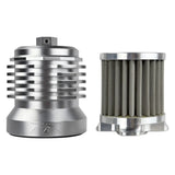 Figurati Designs FIG-FDP01-OILFIL-S Magnetic Reusable Oil Filter Silver for Harley-Davidson Milwaukee Eight 17-Up/Twin Cam 99-17/Evolution 84-99/Sportster 84-21