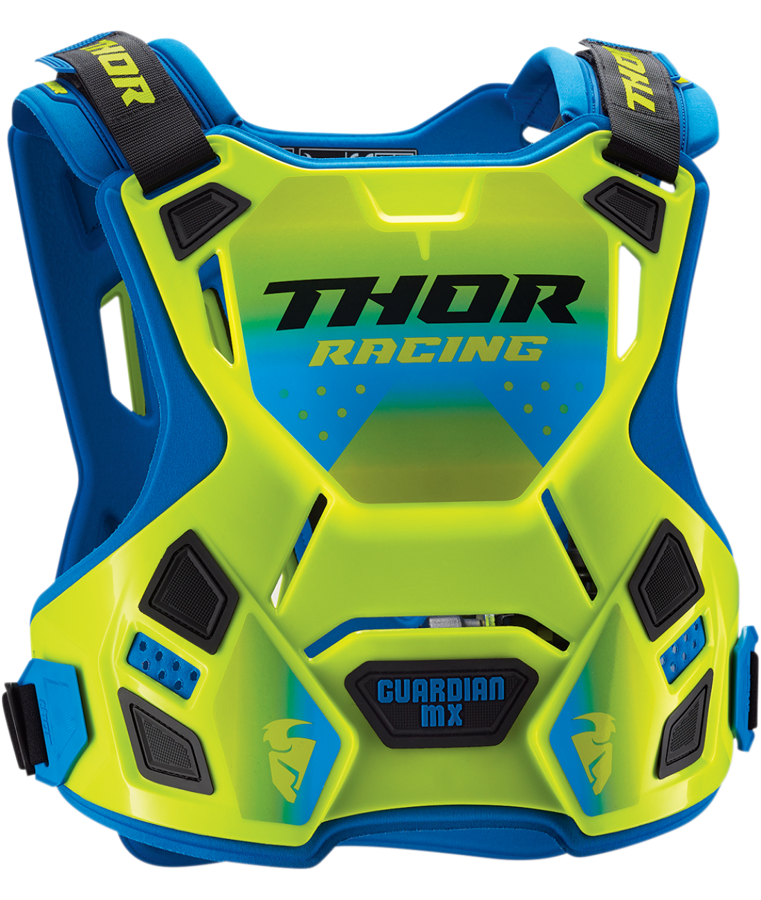 Thor 2026 Guardian MX Fluro Green Youth Chest Guard