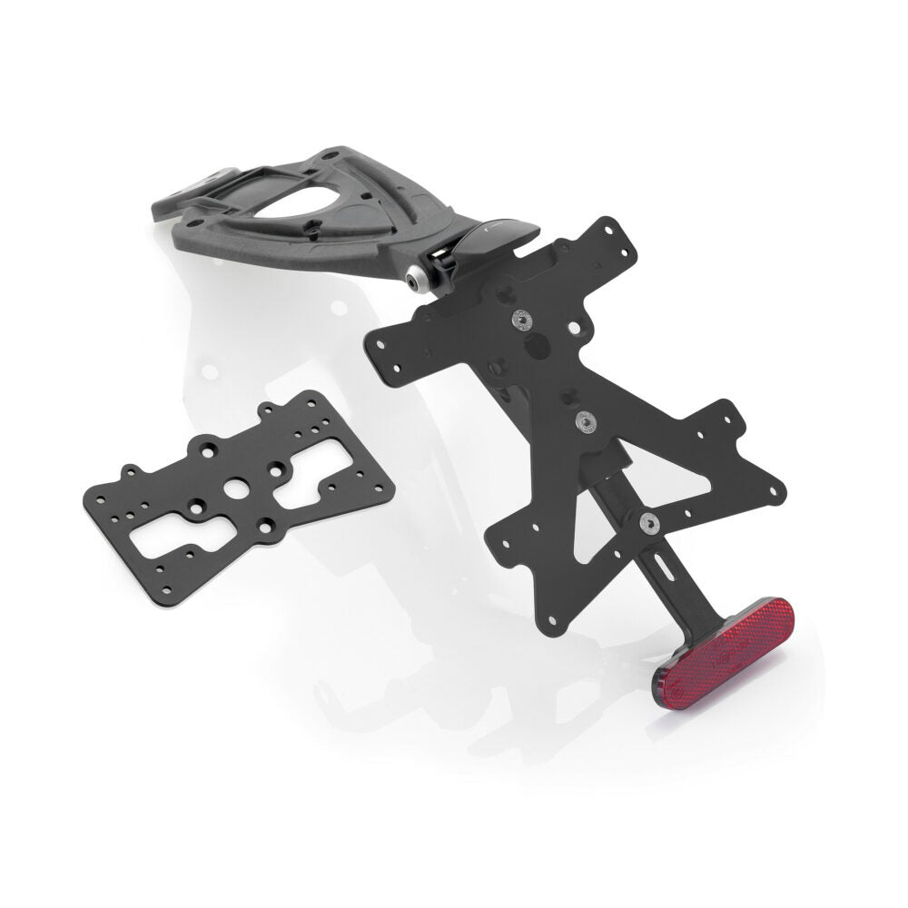 Rizoma Fox License Plate Support Kit Black for Ducati Scrambler 800/Sixty2