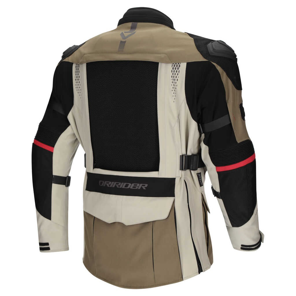 DriRider Vortex Adventure III Khaki/Stone/Black Textile Jacket