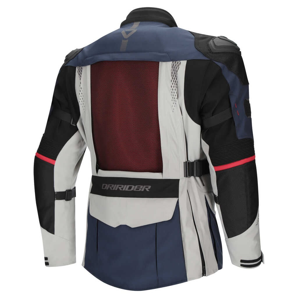 DriRider Vortex Adventure III Blue/Light Grey/Black Textile Jacket