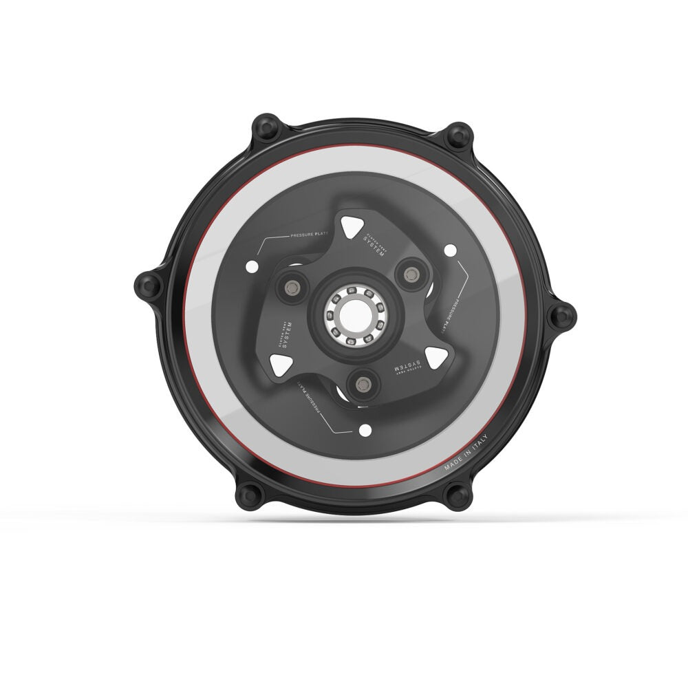 Rizoma R-ZDM181B Clutch Cover Black for Ducati V4 Models