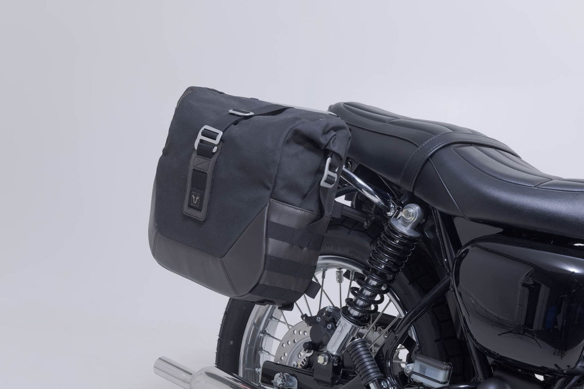 SW-Motech SW-BCHTA0830220000 Legend Gear Black Side Bag System for Kawasaki W230 24-Up