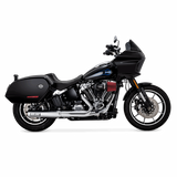 Vance & Hines V16746 Supersport 4" Slip-On Muffler Chrome for Harley-Davidson Softail Street Bob/Low Rider S/Low Rider ST/Heritage 25-Up Models