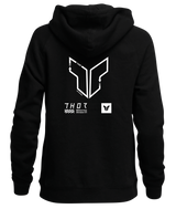 Thor 2025 Trax Black Womens Pullover Hoodie