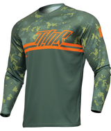Thor 2025 Sector Digi Green/Camo Youth Jersey