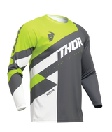 Thor 2025 Sector Checker Grey/Acid Jersey